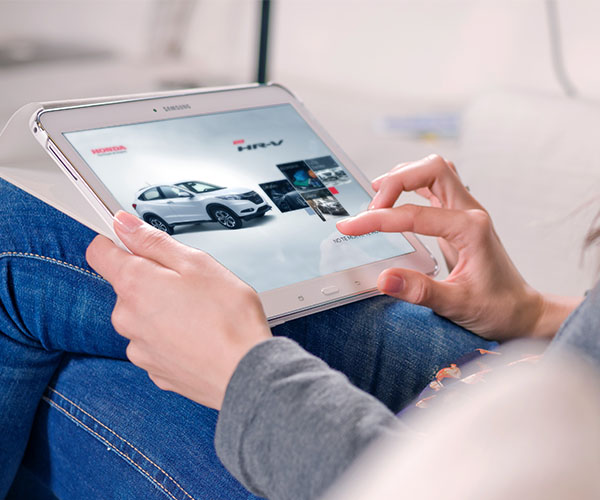 Honda. Mobile application development
